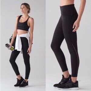 LULULEMON Train Times HR Tight 25" inseam legging high waist black run train 12